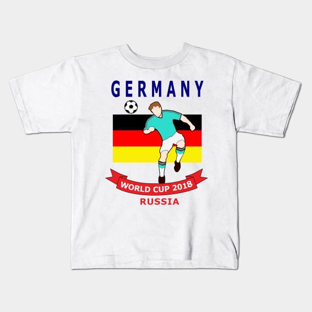 Germany World Cup 2018 Kids T-Shirt by denip